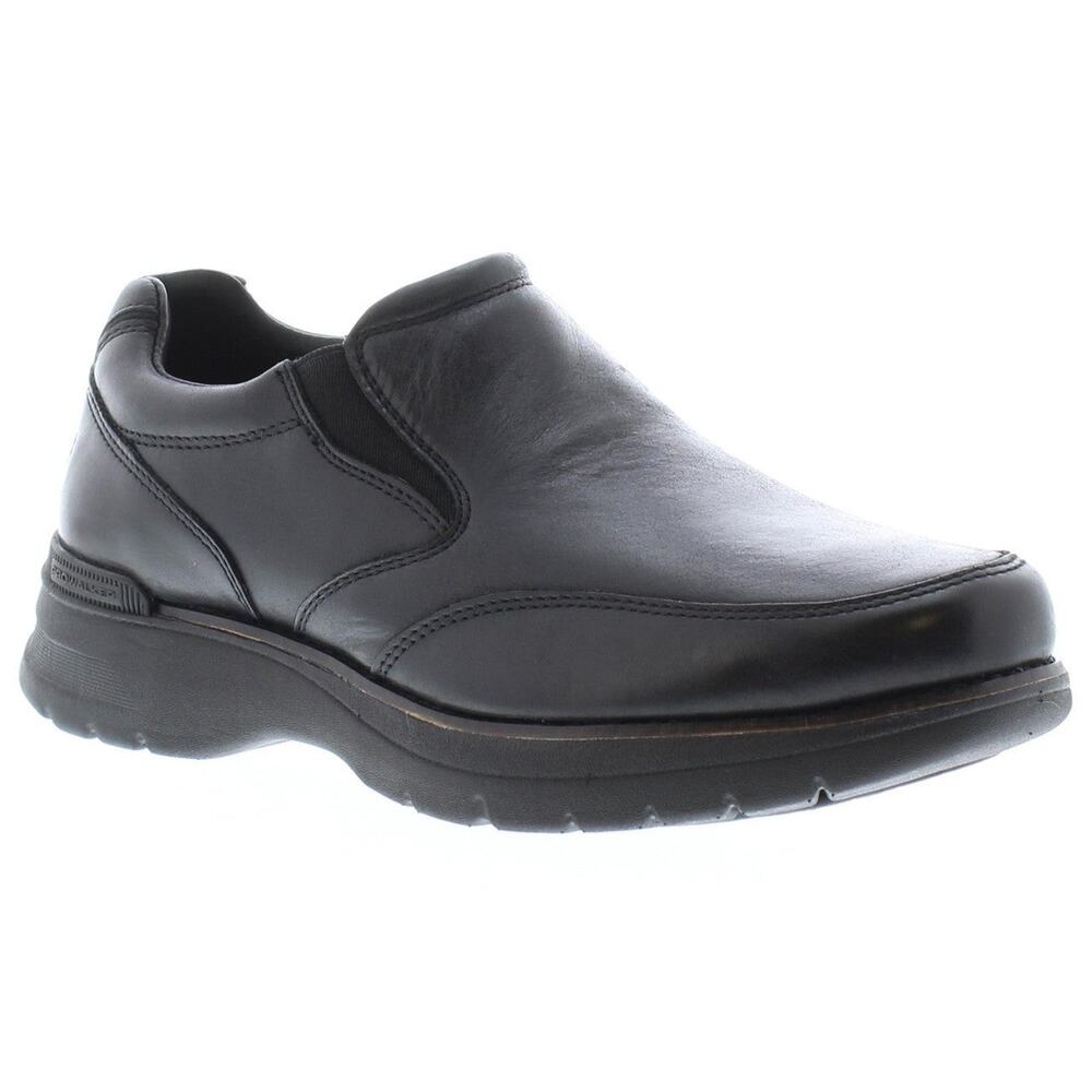 Rockport Prowalker Next Slip-On Men's Shoes Black Leather 13 M